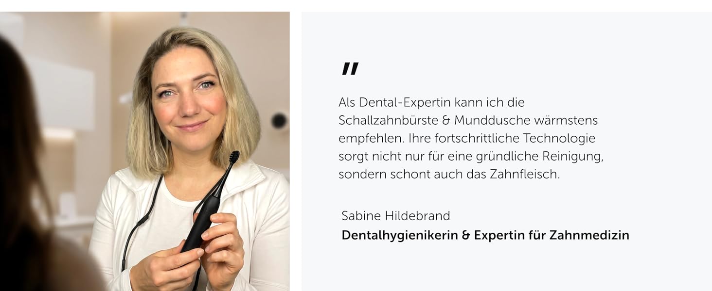 Електрична зубна щітка WonderSmile Schallzahnbürste Pro IPX8, 4 програми, з зарядним пристроєм та смарт-насадкою, біла