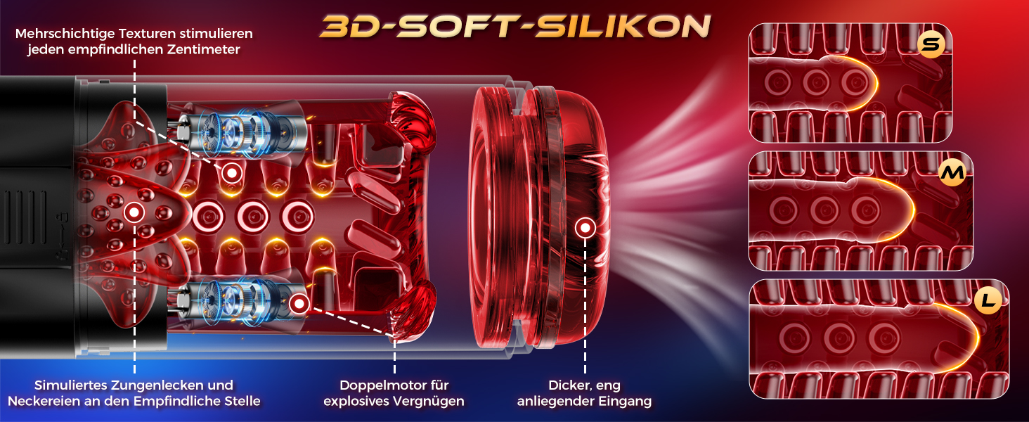 Електричний мастурбатор для чоловіків з вібрацією та функцією ковзання - стимулятор пеніса, секс-іграшка