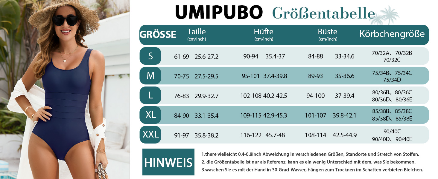 Купальник жіночий суцільний UMIPUBO з ефектом корекції фігури, чорний, з пуш-ап, літній пляжний