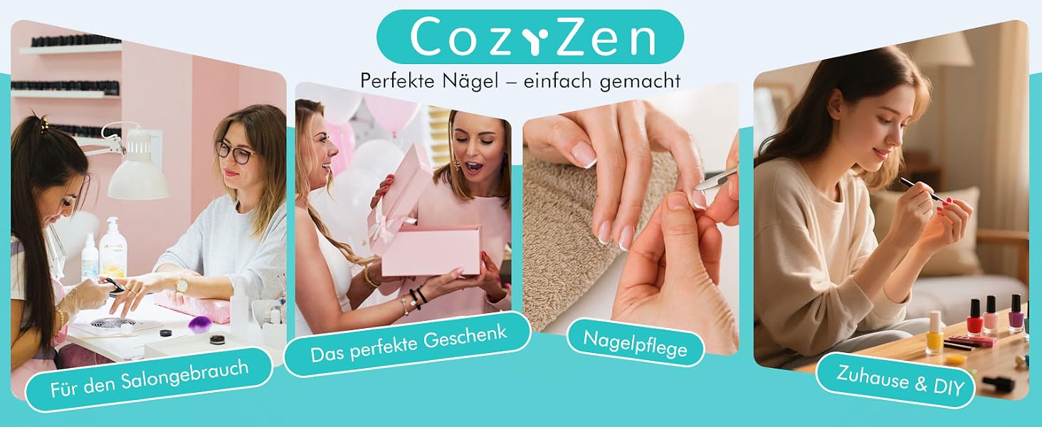 Професійний електричний апарат для манікюру та педикюру CozyZen 35 000 об/хв з LCD-дисплеєм, ручною та ножною педаллю, для акрилу, гелю та натуральних нігтів (Білий)