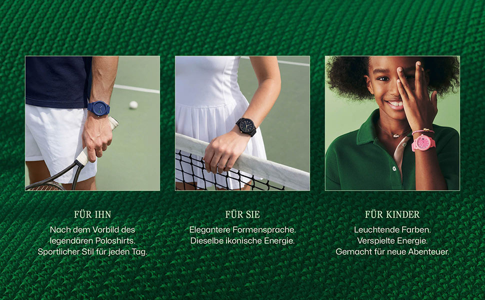 Аналоговий кварцовий годинник Lacoste 12.12 унісекс з силіконовим ремінцем Petit Piqué, бірюзовий (MEN, Turquoise)