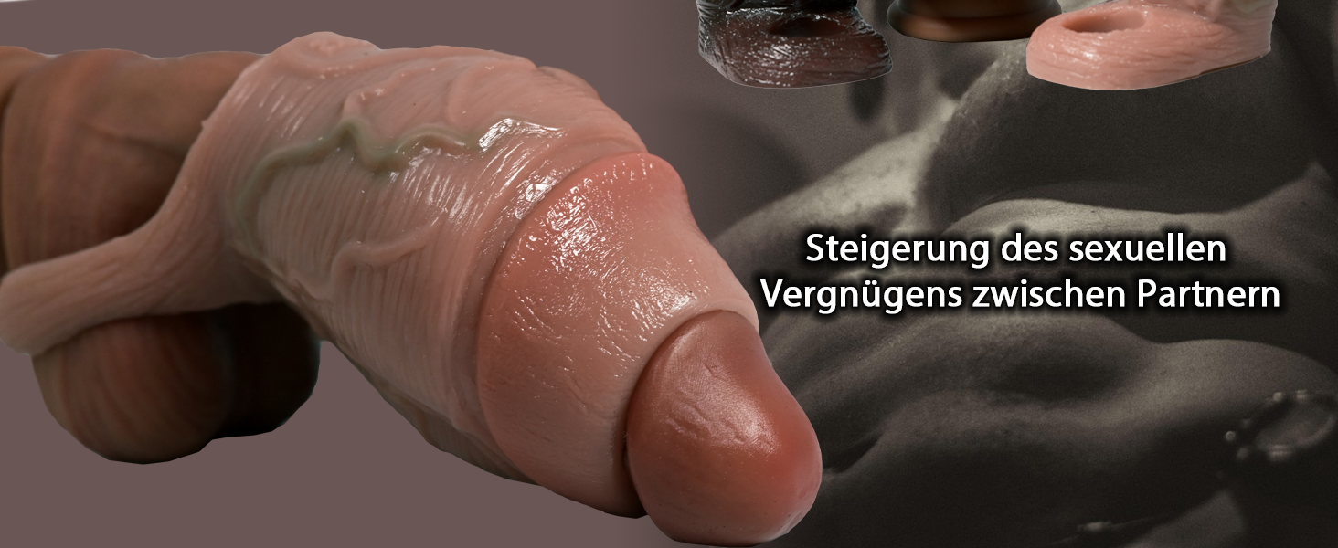 Силіконовий реалістичний презерватив-маска для пеніса, презерватив-маска для збільшення та подовження, секс-іграшки для чоловіків та жінок, шкірного кольору