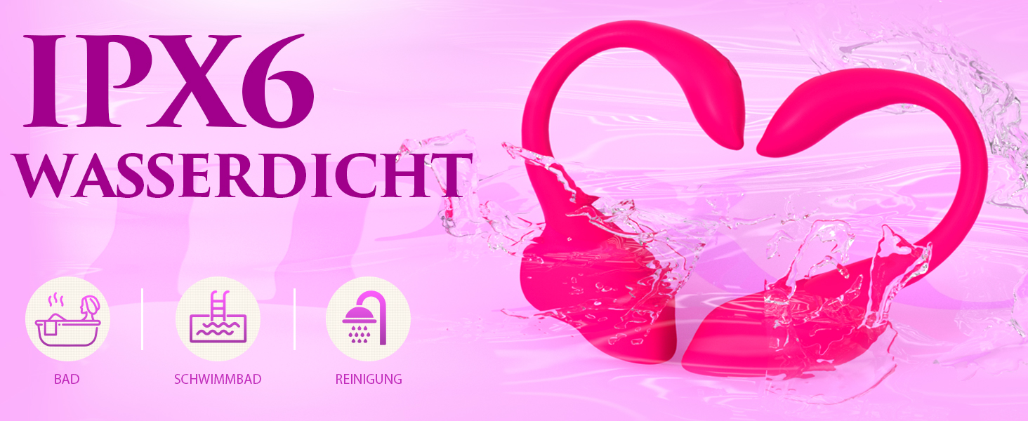 Вібратор для жінок та пар з 9 режимами, керування через додаток, рожевий, універсальний розмір