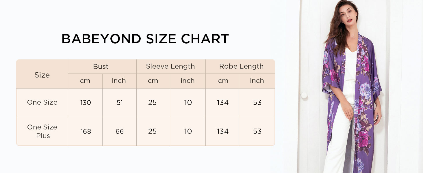 Халат жіночий шовковий максі з квітковим принтом, Babeyond | Халат, кімоно, піжама, для дому