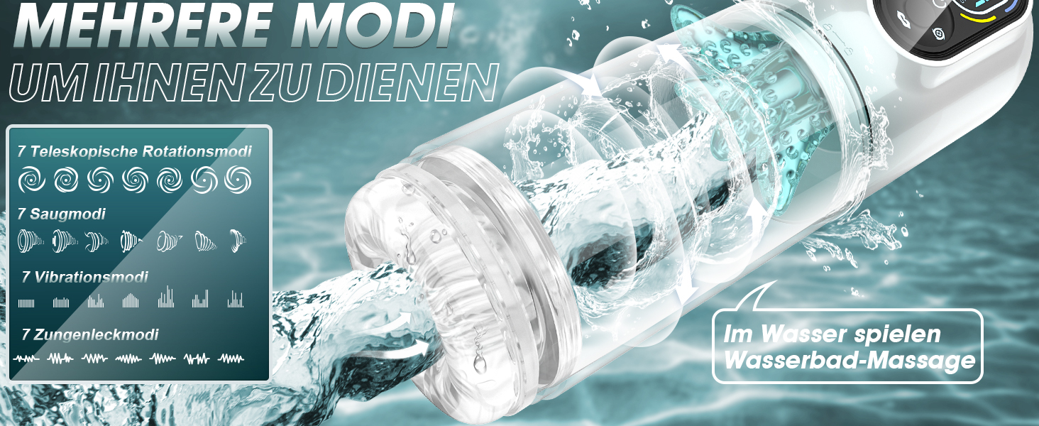 Мастурбатор для чоловіків з телескопічною функцією, вібрацією та насосом - мастурбатор для чоловіків