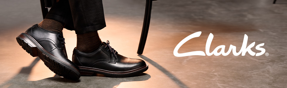 Туфлі Clarks Whiddon, колір Dark Tan, розмір 42 EU