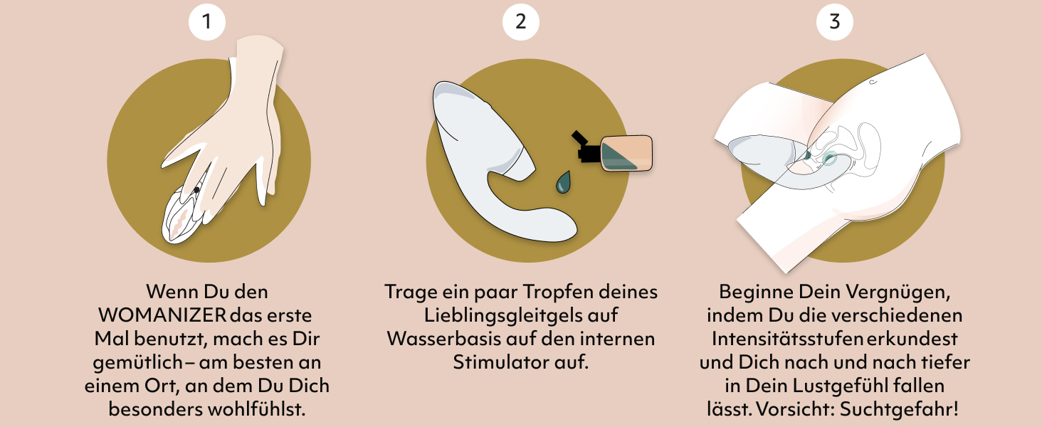 Вібратор Womanizer InsideOut для жінок - стимулятор клітора з функцією імпульсу, Rabbit, 12 рівнів інтенсивності, чорний/золотий