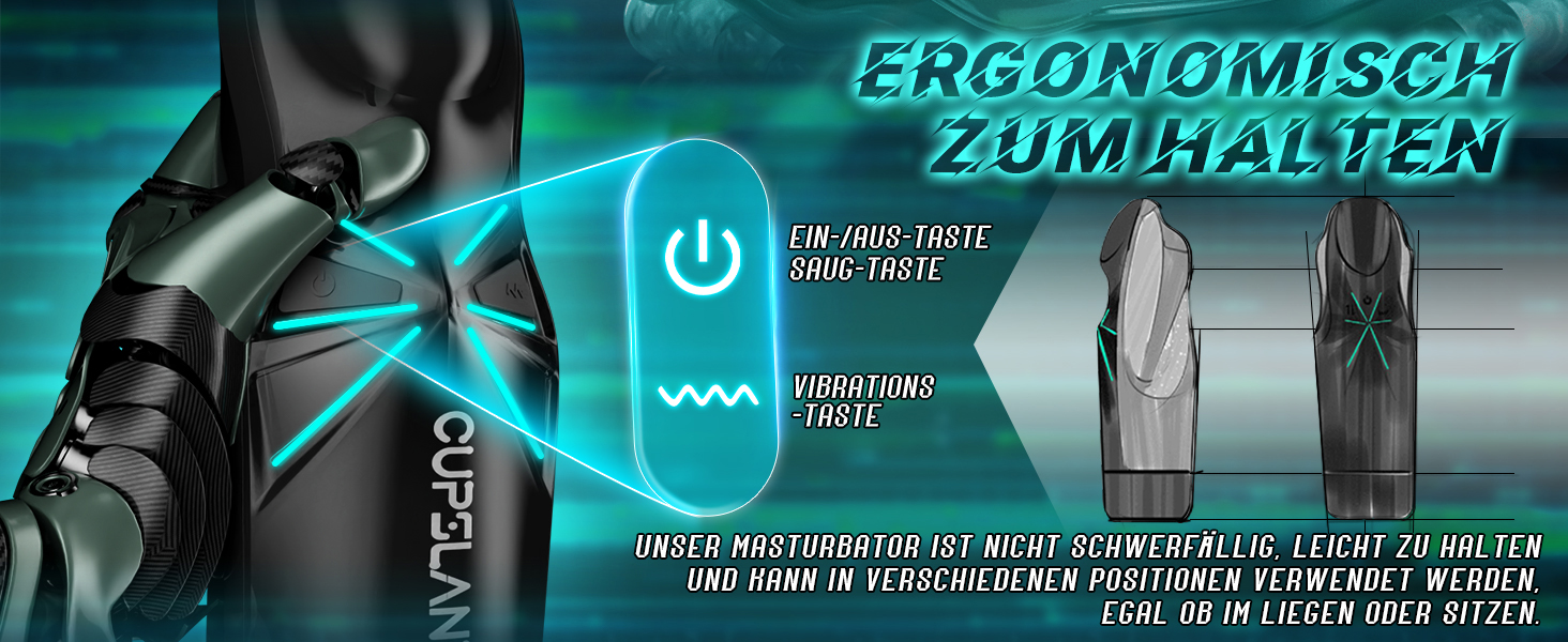 Масажер для чоловіків з 7 режимами всмоктування та 10 вібраційними режимами, Blowjob з 6 повітряними отворами, 3D вагіна, секс-іграшка для чоловіків