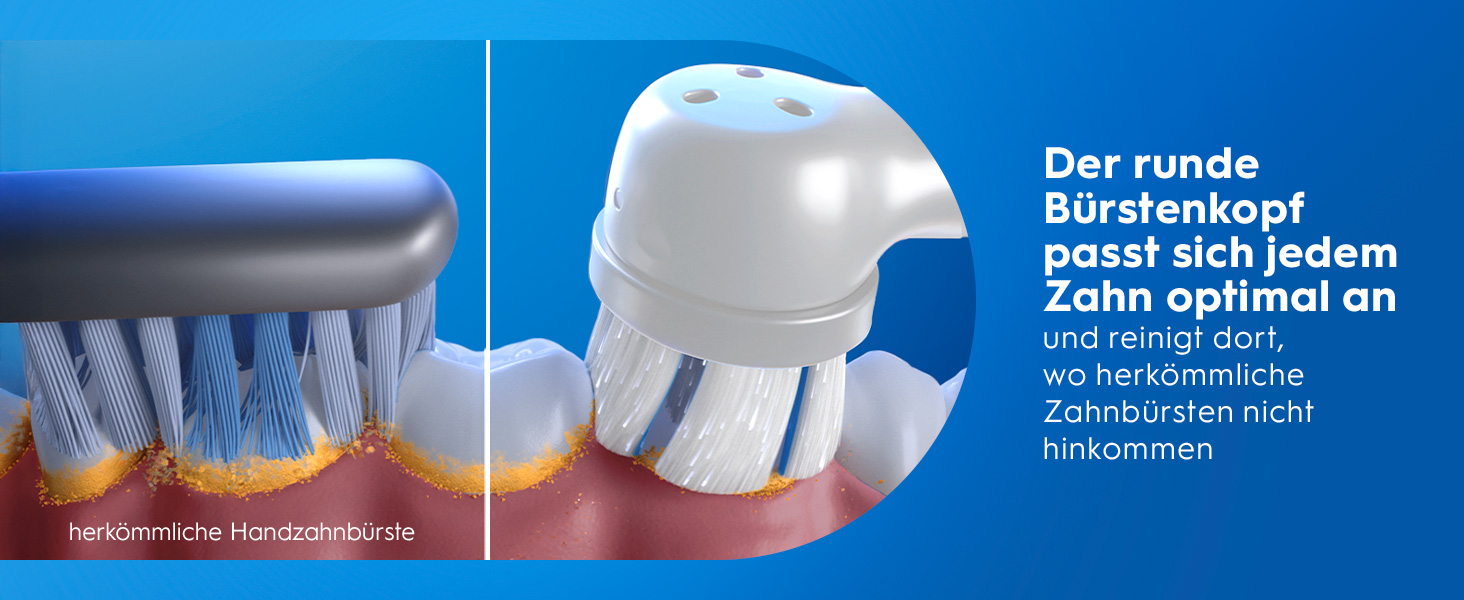 Електрична зубна щітка Oral-B iO Series 2, рожева, 3 режими чищення, з дорожнім футляром та 1 додатковою насадкою