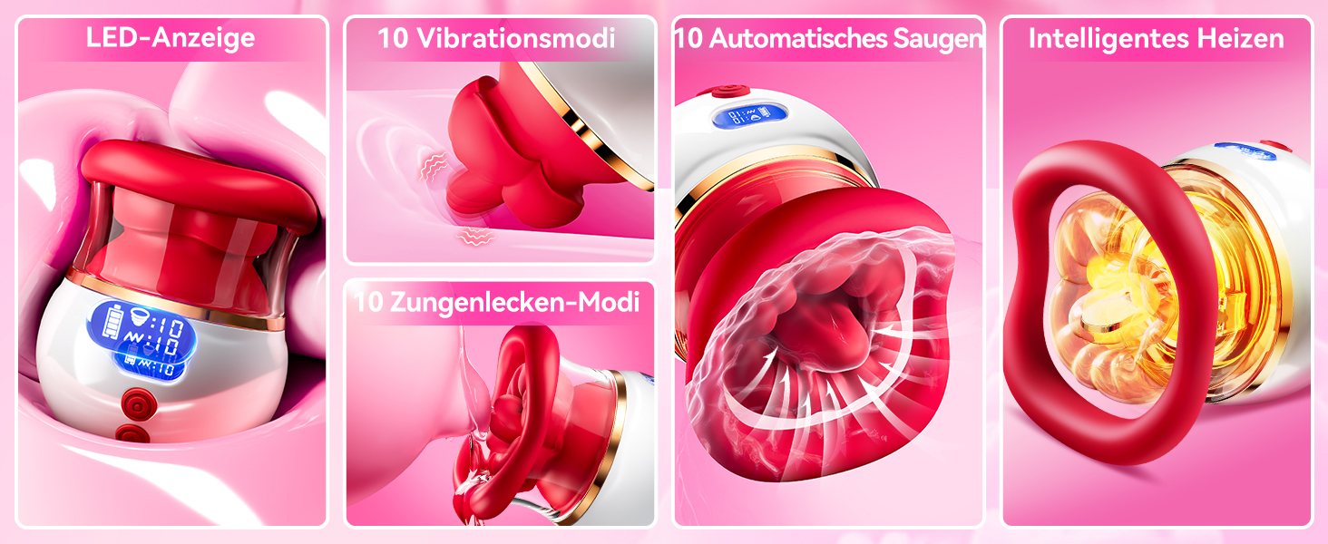 Вібратор для жінок 5-в-1 з LCD-дисплеєм, 10 режимів, вібратор клітора, G-точка, сосків, ануса. Іграшки для дорослих для пар