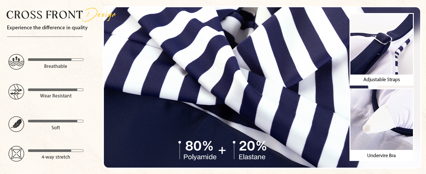 Топ для купальника Tankini Hanna Nikole з животом, зав'язками на грудях, V-подібним вирізом та принтом леопарда, S