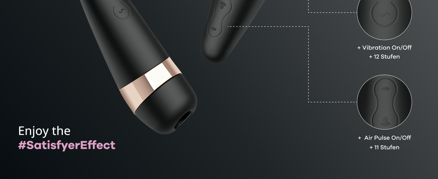 Vibrator Satisfyer Pro 3 Plus: потужний масажер для жінок | Стимуляція клітора | Безшумний, водонепроникний (IPX7), з функцією насосу | 1 шт.