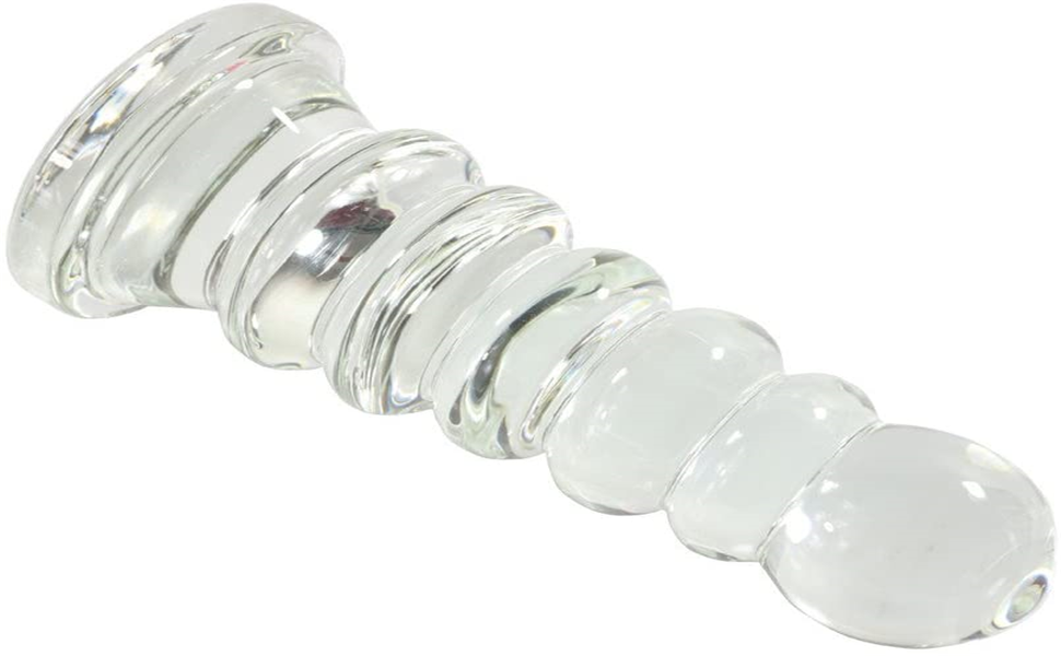 Анальні кульки зі скла OnundOn - великі, діаметр 8 см - іграшки для пар