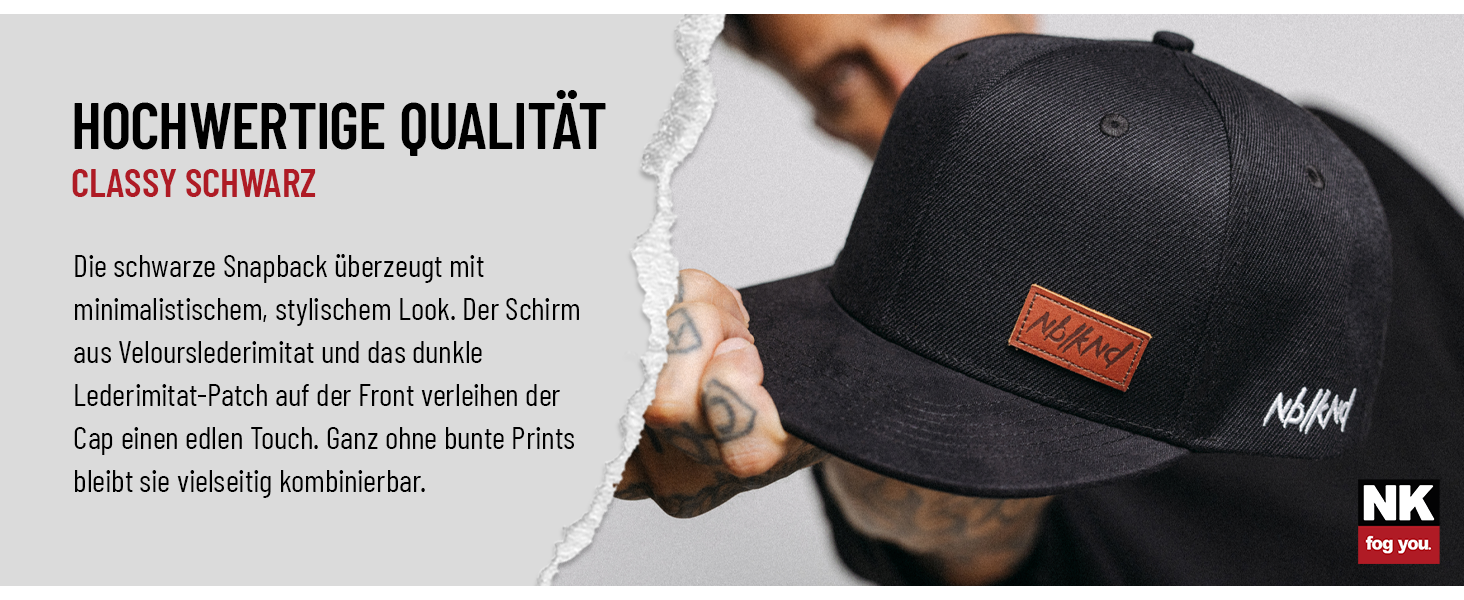 Кепка-бейсболка Nebelkind Unisex Snapback з прямим козирком та патчем, регульована, один розмір
