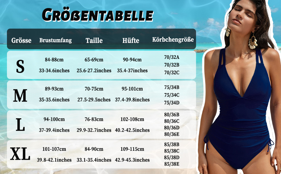 Більочник жіночий для корекції живота – Сексуальний монокіні з пуш-ап, V-подібний виріз та регульованими бретелями, суцільний купальник, стандарт L-XL, чорний