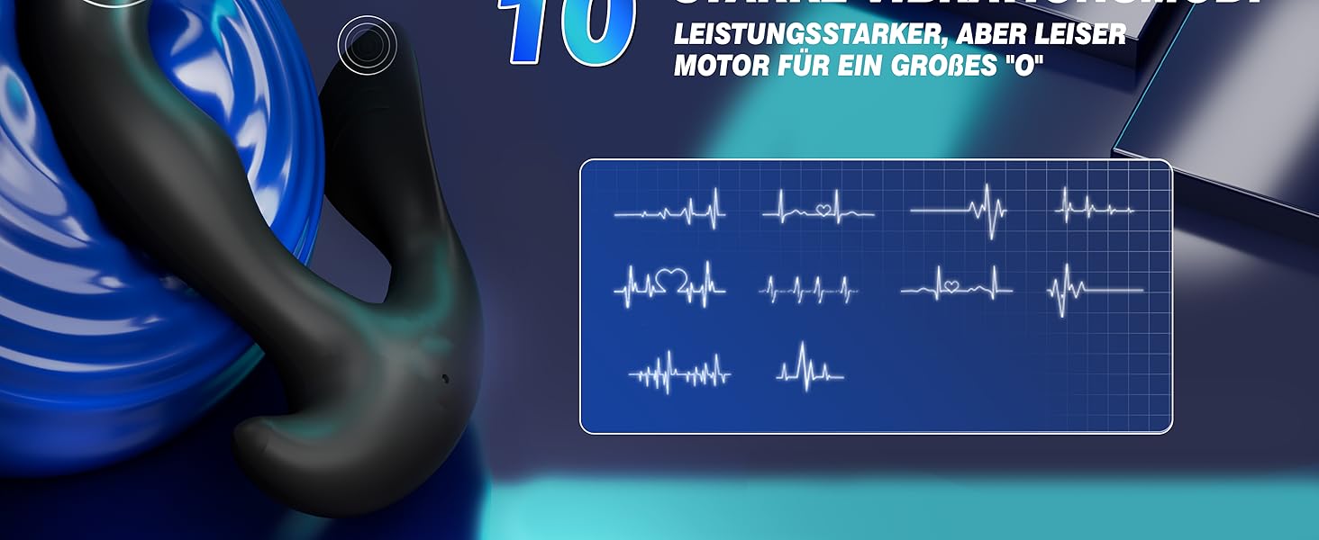 Вібратор для простати - анальний вібратор з 5 імпульсів та 10 вібрацій для чоловіків та жінок. Іграшки для анального сексу, парні іграшки.