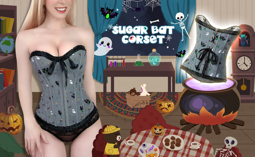 Кросет з мережива LittleForBig для жінок з шнурівкою, повний бюст, корсаж, бюстгальтер-боді, форма для тіла