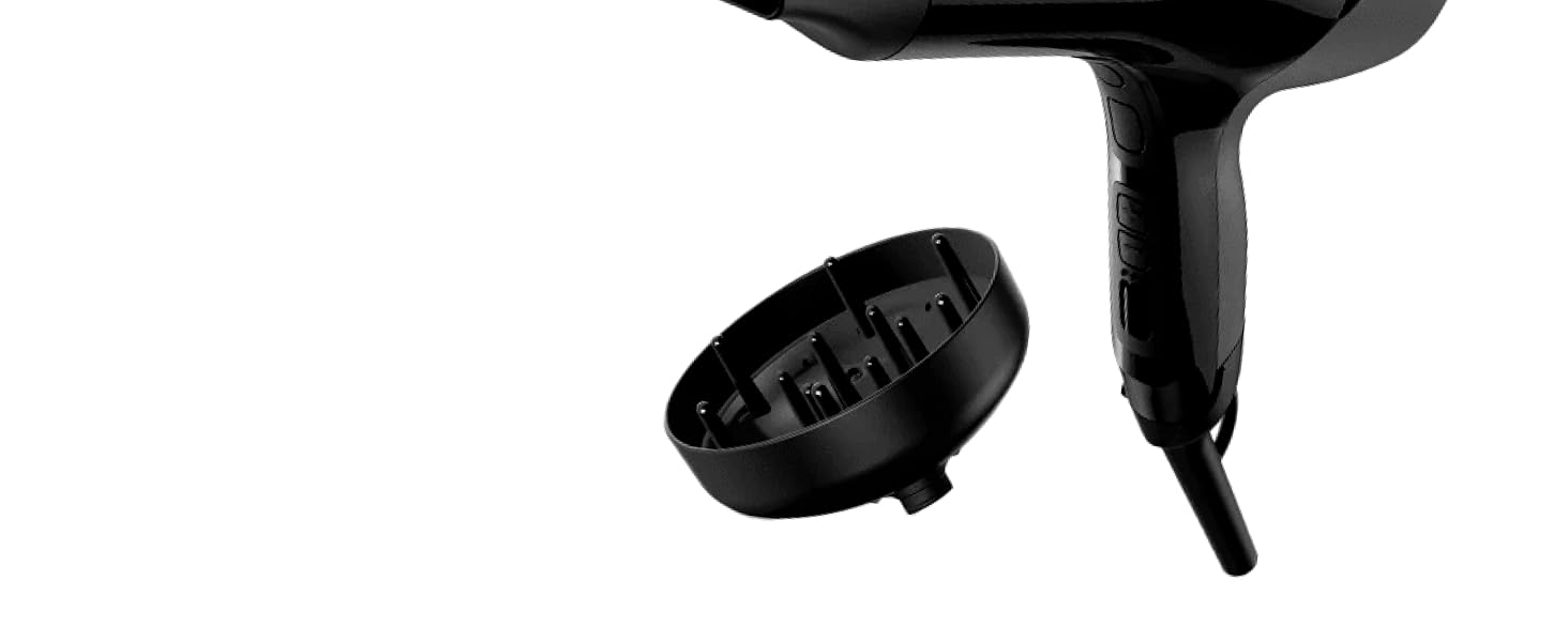 Професійний фен для волосся Braun Satin Hair 7 SensoDryer HD785 з термосенсором, IonTec та дифузором, чорний