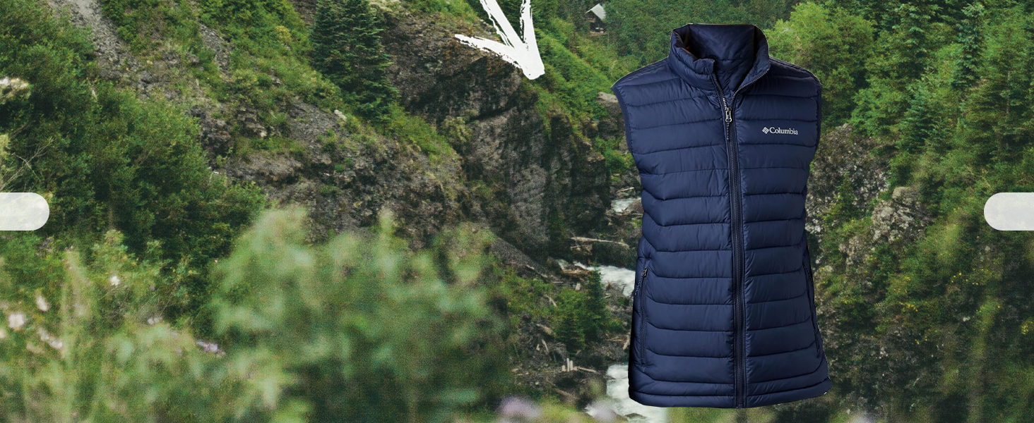 Чоловічий гібридний жилет Columbia Powder Pass Hybrid Vest, чорний, розмір M