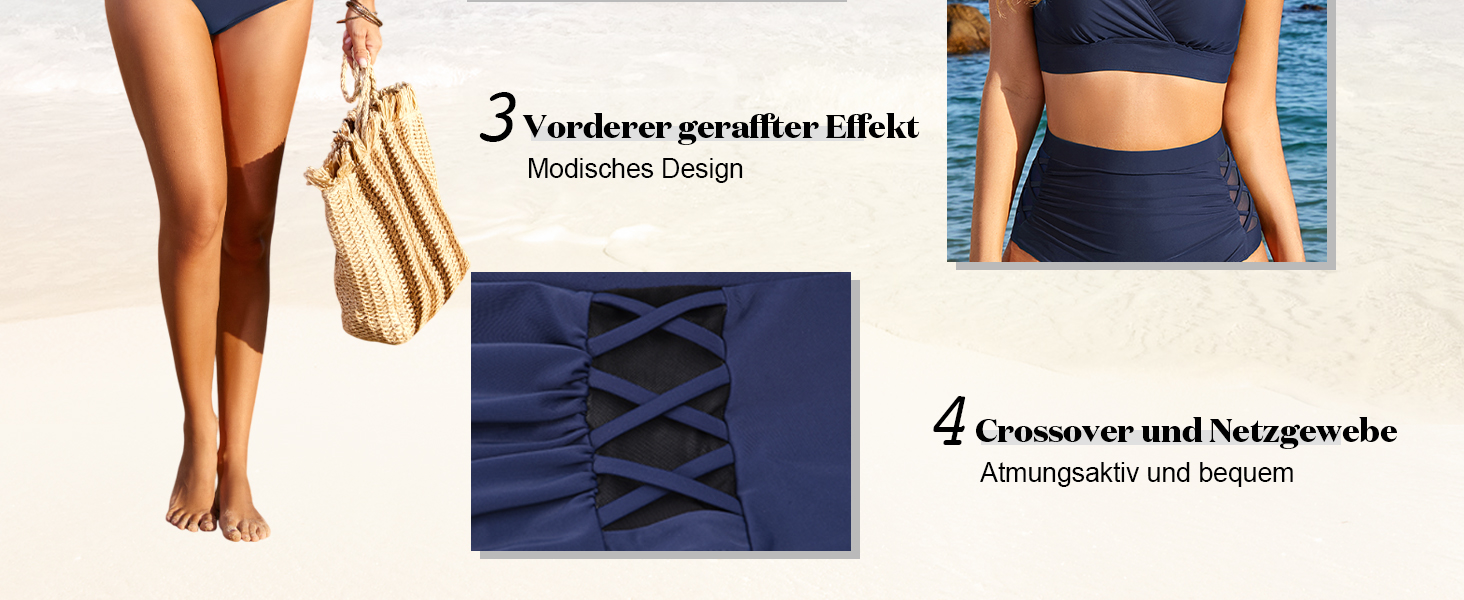 Бікіні CMTOP для жінок: комплект з V-подібним вирізом, push-up, двочастинний, висока талія, ефект живота, для плавання та відпочинку, колір павлиній блакить, розмір S