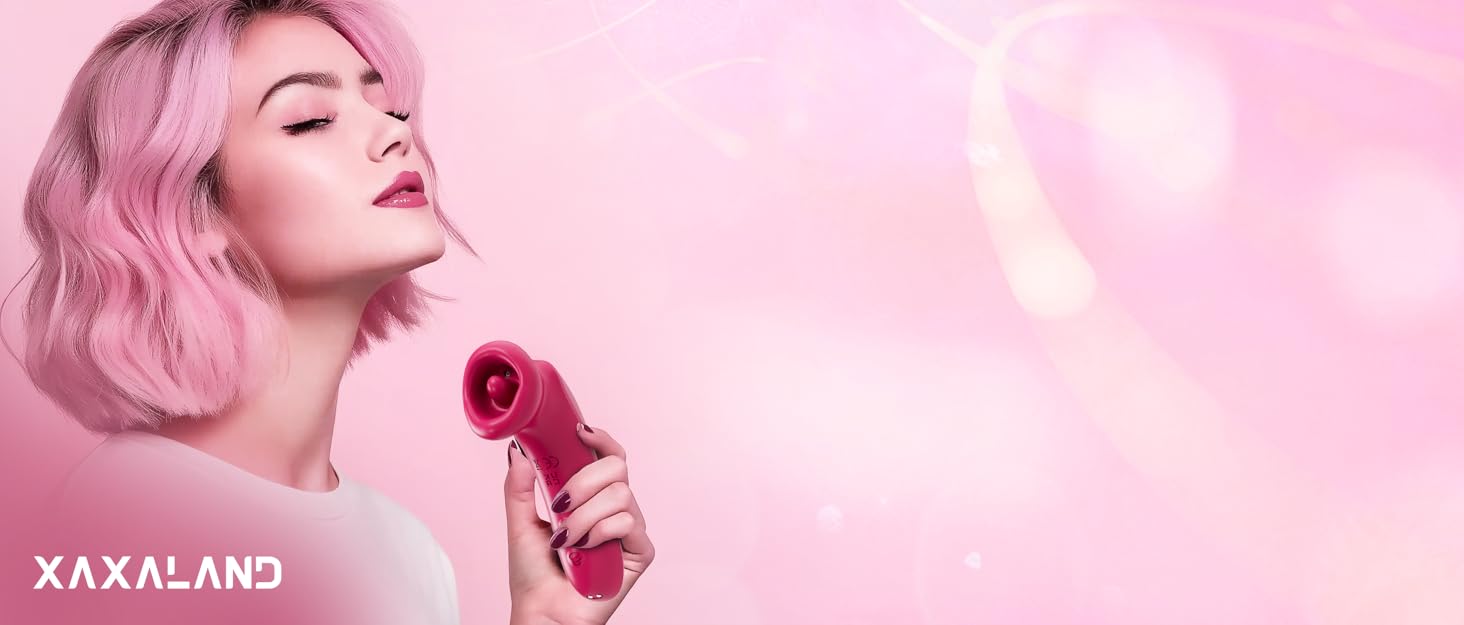 Вібратор для жінок: стимулятор клітора з 3 режимами соски, 10 режимами язика та вібрацією. Інтимні іграшки преміум-якості