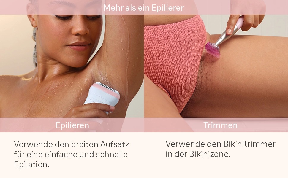 Епілятор Braun Silk-épil 7-011 для жінок, сріблястий: для вологого та сухого використання, водонепроникний, з бритвою, тримером для бікіні та чохлом