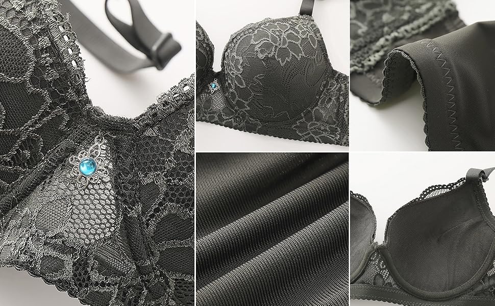 3 шт. комплект бюстгальтерів BHS для жінок з кісточками: класичний комплект, комфортний, безшовний, з підтримкою, для спорту та сну. Ідеально для великих грудей, повсякденного носіння, йоги. BHS, 90B, J09#