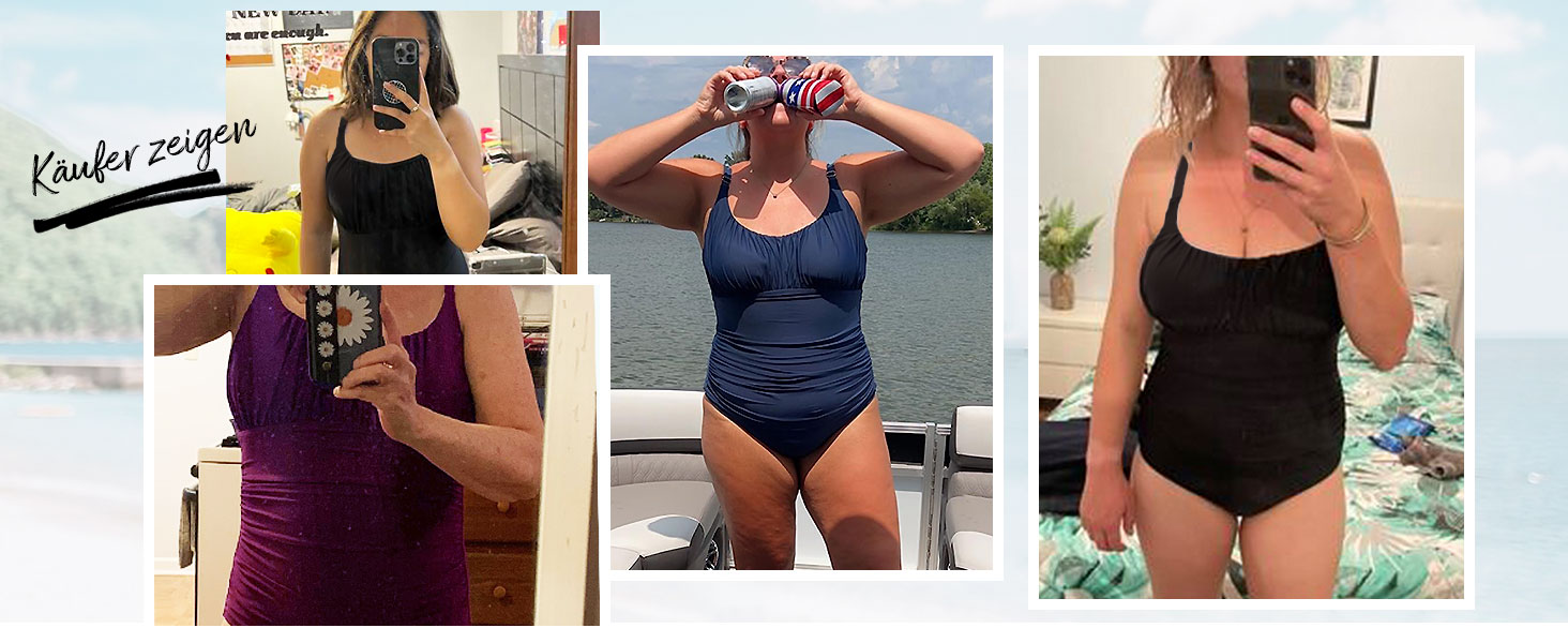 Бкині з високою талією YNIQUE для жінок: корегуючий ефект, синій з квітковим принтом, XL