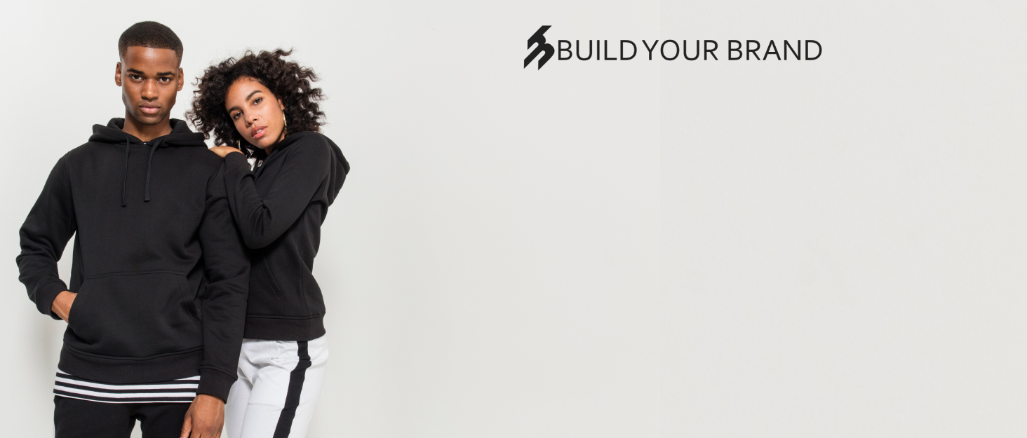 Чоловічий бомбер Build Your Brand Bb004-basic College Jacket, чорно-білий