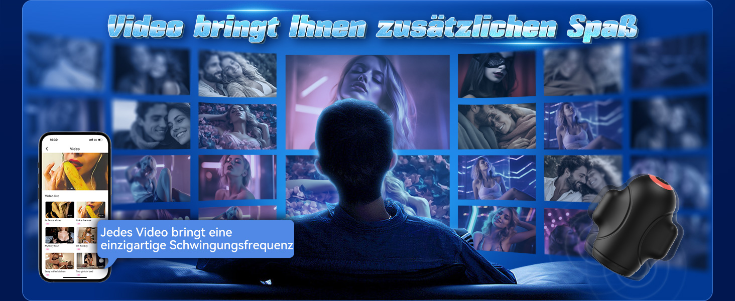 Масажер для чоловіків Tauara 4-в-1 з вібрацією, тренажер для пеніса, стимулятор головки, чорний