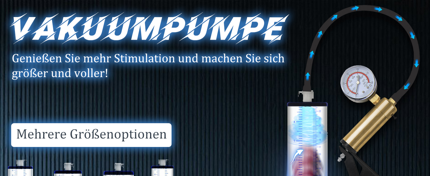 Насос для збільшення статевого члена Jpscor - преміум якість, з манометром, силіконовий, для чоловіків, SM-іграшка, вакуумний насос